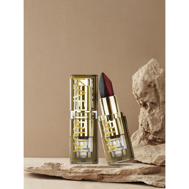 Brown Black Two-tone Lipstick Waterproof Matte Non-stick Cup Pearlescent Diamond Lip Tint Red Sexy Lips Makeup Gifts Cosmetics