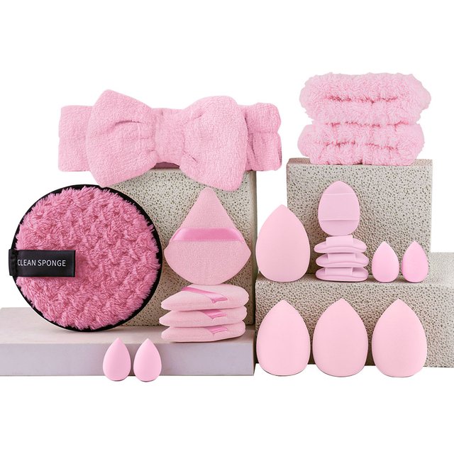 Makeup Sponge Set, Triangle Puff, Multi-colored Sponges for Liquid Cream Powder, Mini Puff for Detailed Application