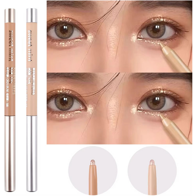Shiny Lying Silkworm Eyeliner Pencil Glitter Nature Brightens Highlighter Eyeliner Eyeshadow Pen Long-lasting Eye Korean Makeup