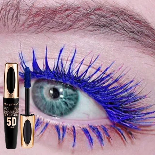 Mascara coloré imperméable sans taches cils allongeant des boucles fines Extension maquillage cils