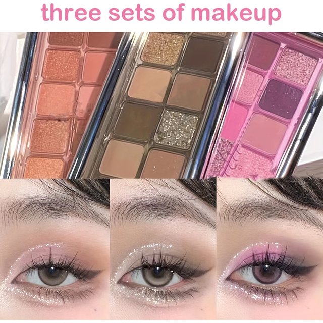 12 Colors Nude Eyeshadow Palette Matte Shimmer High Pigment Gray Color Tone Waterproof Professional Eyeshadow Palette