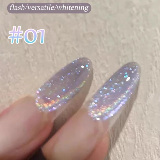 ZH 2026New12ML Rainbow Aurora Cat Eye Magnetic Gel Nail Polish Nail Art Manicure Varnis Semi Permanent Soak UV Gel Nail Supplies