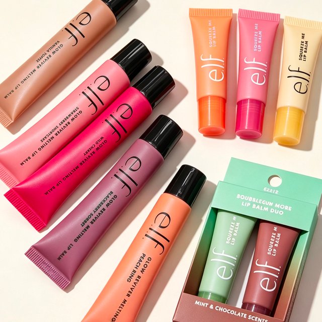 New Brand Elf Lip Gloss Set Mango-Watermelon Mint-Chocolate Lasting Moisturizing Lip Balm Lipstick Makeup Cosmetics for Woman