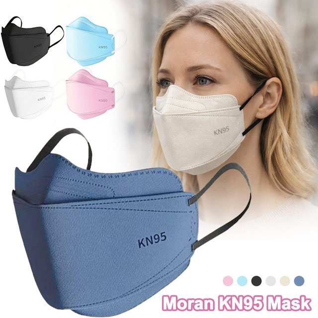 V-face KN95 Face Masks 4 Layer Design Independent Packaging Disposable Face Mask Protective Gear Anti Dust Mask Male Female