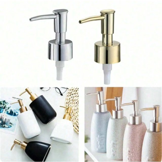 1/2/4 pièces 304 en acier inoxydable main liquide savon pompe distributeur tête buse pour salle de bain cuisine mousse savon shampooing distributeur accès