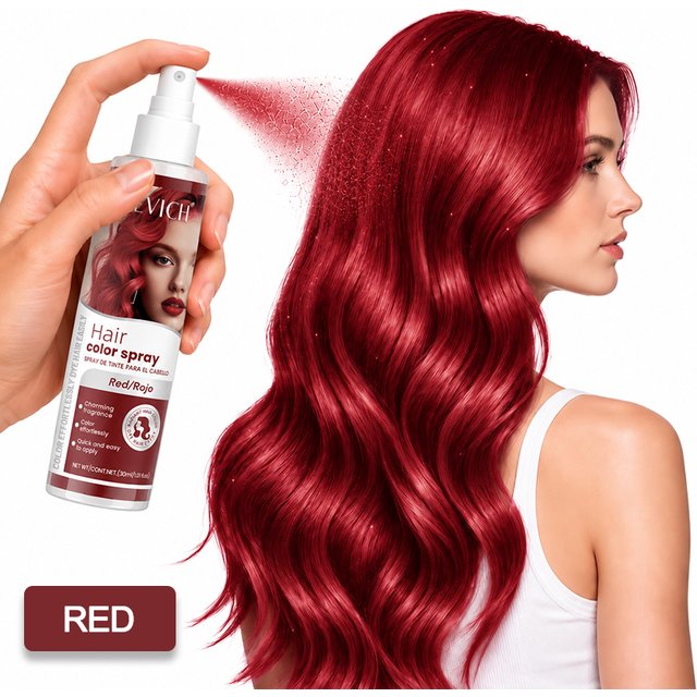 Spray colorant capillaire lavable 30 ml, teinture temporaire pour cheveux, 8 couleurs, séchage rapide, coloration capillaire DIY pour Halloween, fêtes, cosplay