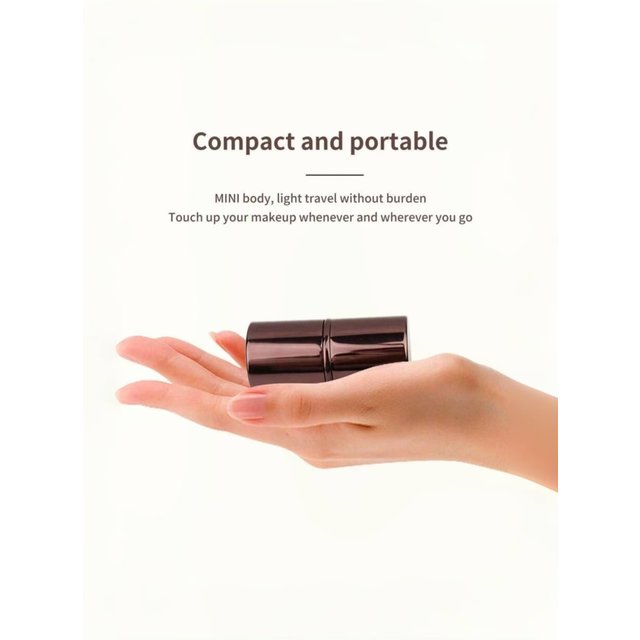 1 Retractable Foundation Makeup Brush with Cover, Soft Bristles, Easy to Apply Makeup, Ultra-Soft Foundation Brush