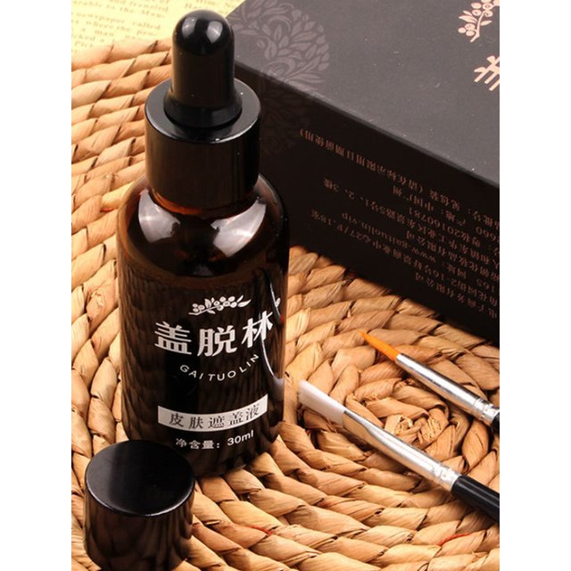 30mlVitiligo Leukoderma Covering Liquid Waterproof Concealer Cream Liquid Women Men Face Discolored Skin Vitiligo Patches Makeup