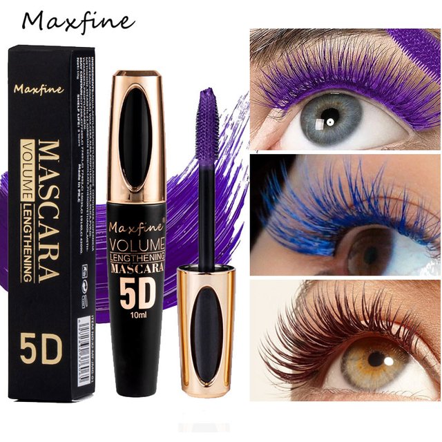 5D Silk Mascara with Big Eyes, Strong and Lasting Black Content and Length, Waterproof and Non-caking, and Prolonged Mascara.