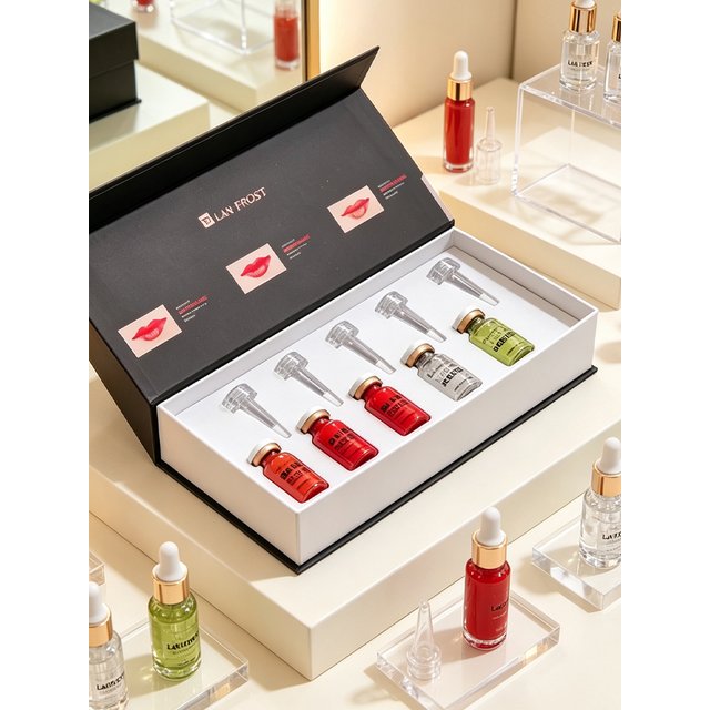 Korea 8ml BB Lips Cream Ampoule Serum Starter Kit Long Lasting Colorfast Lip Pigment Moisturizing Nourishing Lip Skin Care
