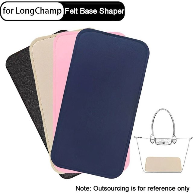 Felt Base Shaper Fits For LongChamp Le Pliage Handle Bag Bottom Plate Bag Anti Collapse Cosmetic Bag Felt Makeup Bag Support Pad