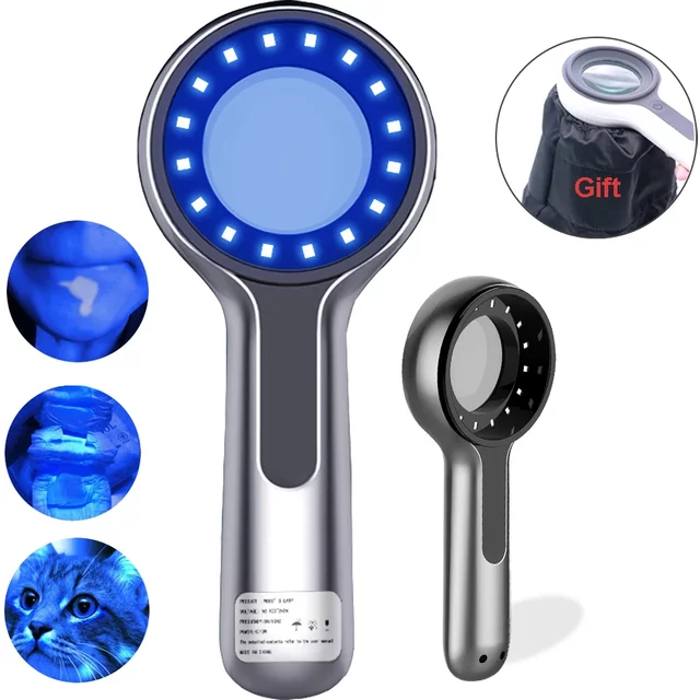 NEW Woods Lamp Skin Analyzer For Skin UV Magnifying For Beauty Facial Testing Wood Lamp Light Skin Analysis Detection Skin Care
