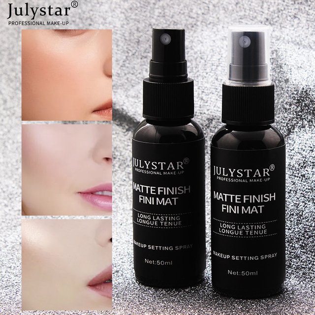 50ml Matte Setting Spray Oil‑control Long‑lasting Natural Makeup Fixer Hydrating Refreshing Mist Facial Makeup Cosmetics