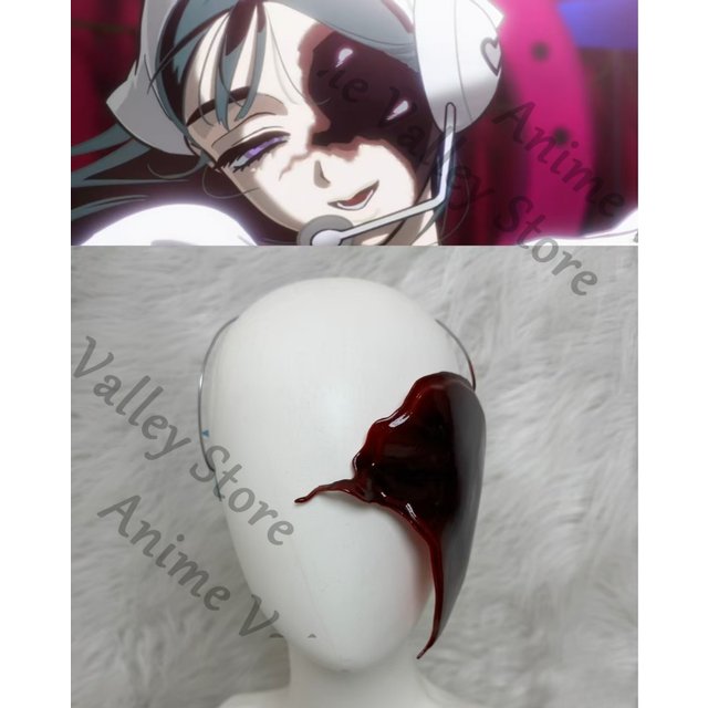 Alien Stage : Blood Vampire Sua Mizi Anime Cosplay One-eyed Mask Prop Cartoon Face Masks Halloween Party Comic Exhibition Props