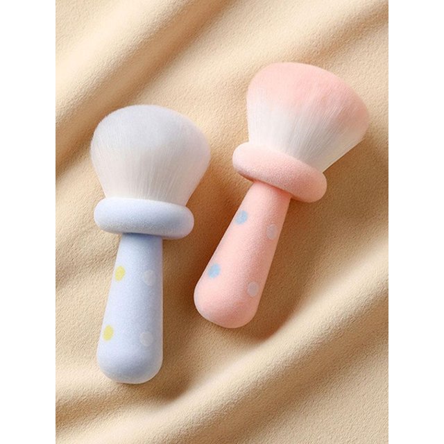 Cute Mushroom Powder Brush Blusher Brush Nail Dust Brush Makeup Brush Blusher Brush Nail Dust Brush Makeup Brush
