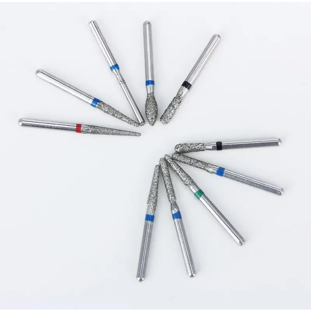 Dental Diamond FG Burs Drills Set Dentist High Speed Handpiece Polishing Teeth Whitening Tools Kit Dentistry Equipment