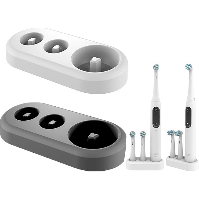1pcs Electric Toothbrush Holder Toothbrush Head Storage Bracket, Plastic Toothbrush Head Placement Rack Holder for Home Bathroom