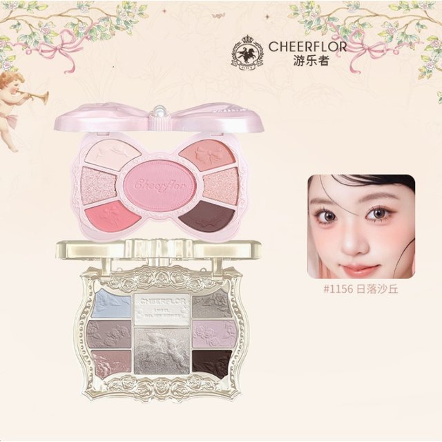 cheerflor EYESHADOW PALETTE Brow Tie Matte Earth Color Eye Shadow All in One matte natural color makeup
