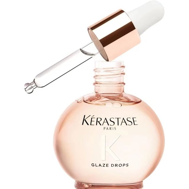 Kerastase Gloss Absolu Glaze Drops High-Gloss Lightweight Oil 45mL, Original Hair Serum for women/Men, Hair Care Treatment