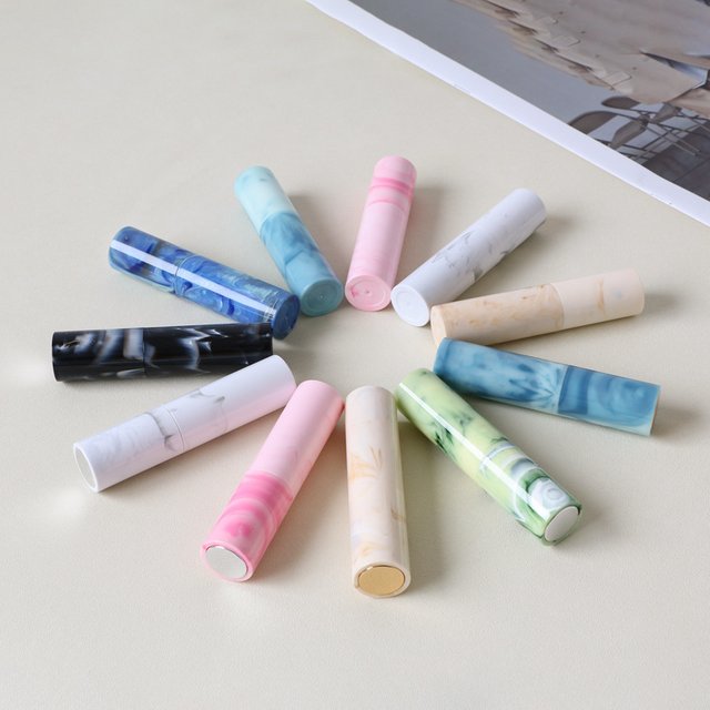 Bouteille distributrice de parfum pratique de 10ml, vaporisateur d'hydratation de Toner d'alcool, bouteille vide, Mini bouteille de voyage en marbre