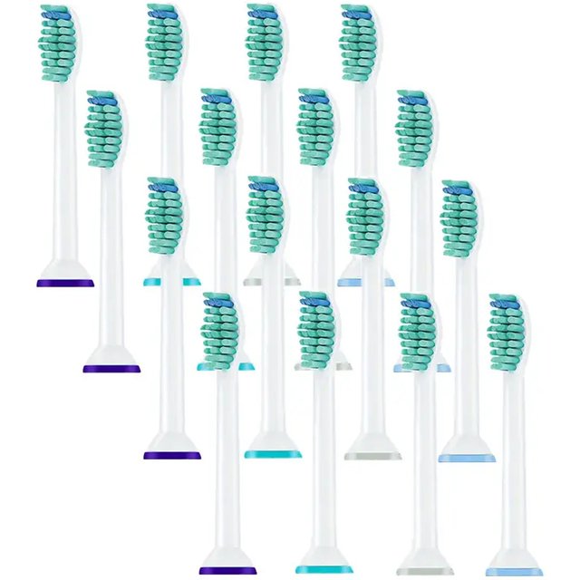 4-32pcs Electric Toothbrush Replacement Heads Compatible with Philips Sonicare Replacement Brush Heads Click-on Handles