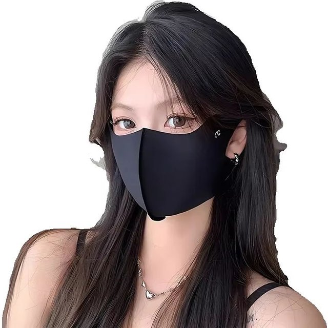 5PCS Summer Sunscreen Masks Women UV Protection Face Covers Thin Breathable Mask Suitable For Outdoor Fitness Sports Korean Mask