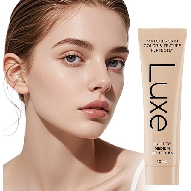 LUXE Color Changing Liquid Foundation Luxe Lightweight Moisturizing Concealer Skin Tone Long Lasting Natural Base Makeup