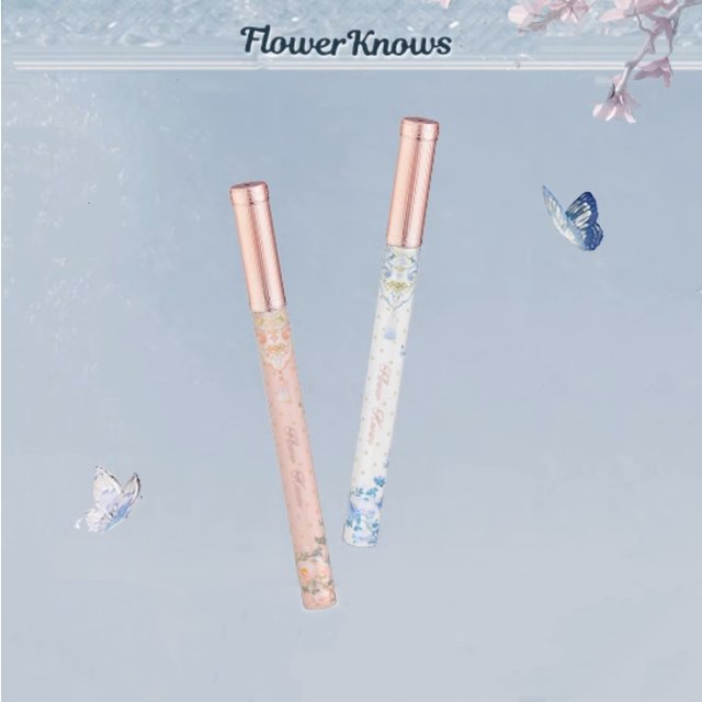 Crayon Eyeliner Liquide Imperméable à l'Eau, Modèle Flower Knows Butterfly Cloud Collar Collection, Très Fin, Smudge-Verde