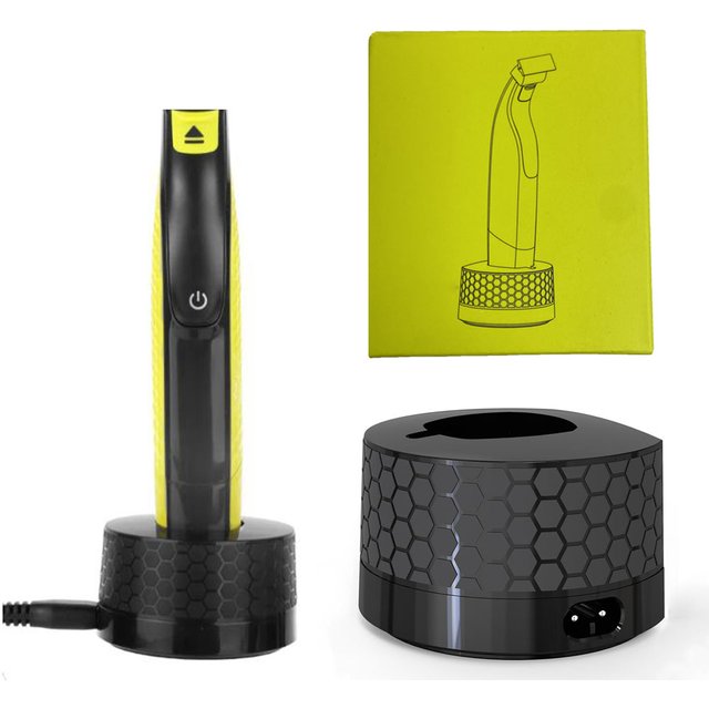 NEW Wall Mounted Charging Base Charger Holder for Philips Norelco One Blade QP2520 QP2530 QP2620 QP2630 Hybrid Electric Shaver