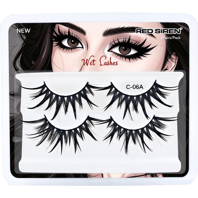 Cosplay False Eyelashes 2Pairs/Pack Wet Strip Lashes With Spikes New Woman Makeup Manga Lashes