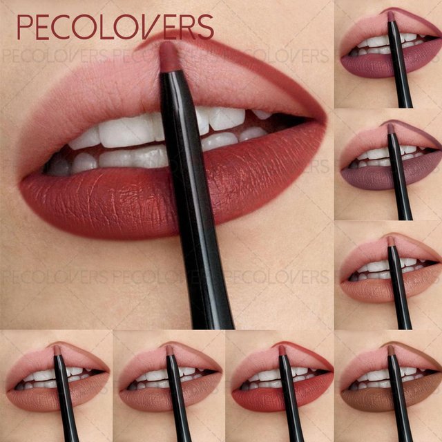 Waterproof And Long-Lasting Lip Liner And Lipstick Pen,Suitable for Daily Makeup