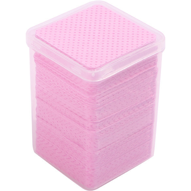 Wholesale Glue Wipes Lint Free Nail Wipes Non-Woven Fabric Lash Glue Wipes Nail Polish Remover Wipes Use for Nail Polish Remover