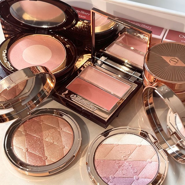 CT Diamond Luminous Highlighter Powder Palette Metallic Cream High Light Eye Shadow Waterproof Face Brightener Natural Cosmetics