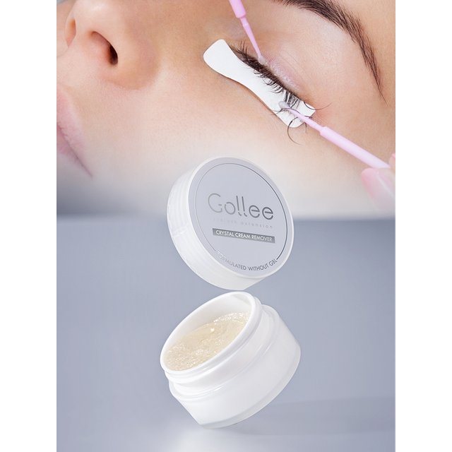 Gollee Eyelash Glue Remover Quick Unloading Adhesive Fragrance of Flowers Professional Cream Remover for Eyeslashes Makeup Tools