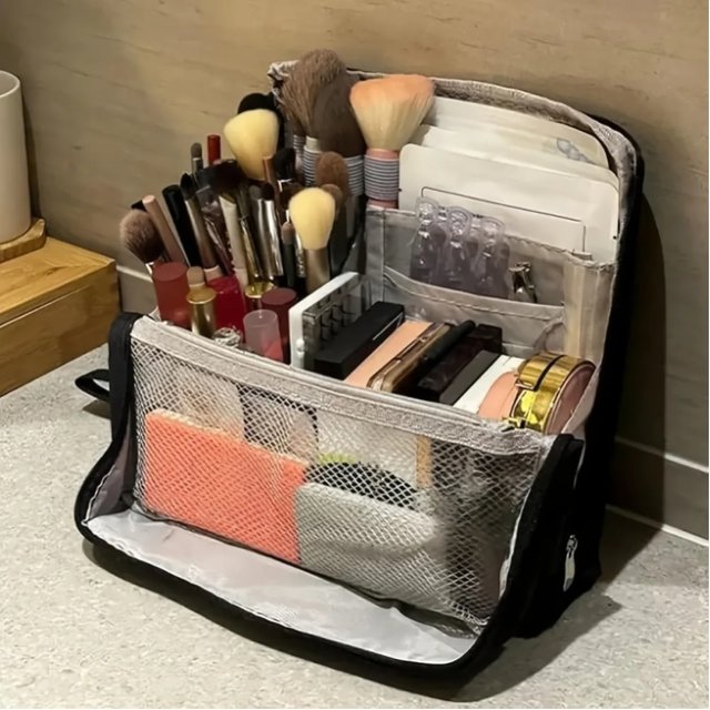 Large Capacity Women's Travel Comestics Storage Bag Girl Makeup Bag Organizer Makeup Brush Holder Toiletry Washing Bag