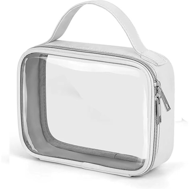 TOPHIGH Storage Bag Travel Toiletry Transparent Large Capacity Waterproof Convenient Portable Utility Men Women Cosmetic Bag
