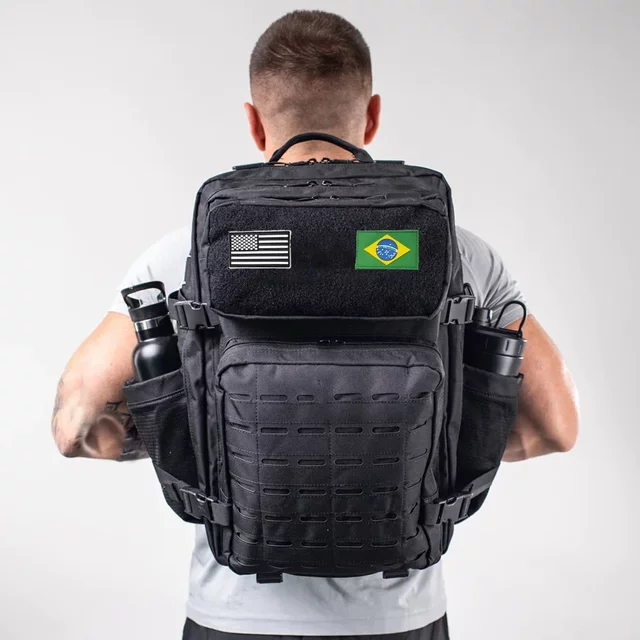 Sac à dos DulBackpack pour homme, sac à dos de chasse MOLLE, Dean M, sac à dos de randonnée en plein air EDC, sorcière, 2 porte-bouteilles, 25L, 50L