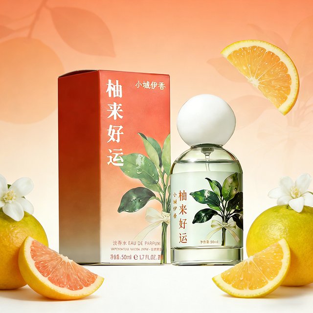 Pomelo Citrus Notes Perfume,Clean Fresh Women Fougère Fruity Fragrance Mist,Grapefruit/Orange Blossom/Rose/Mint/Honey Scent