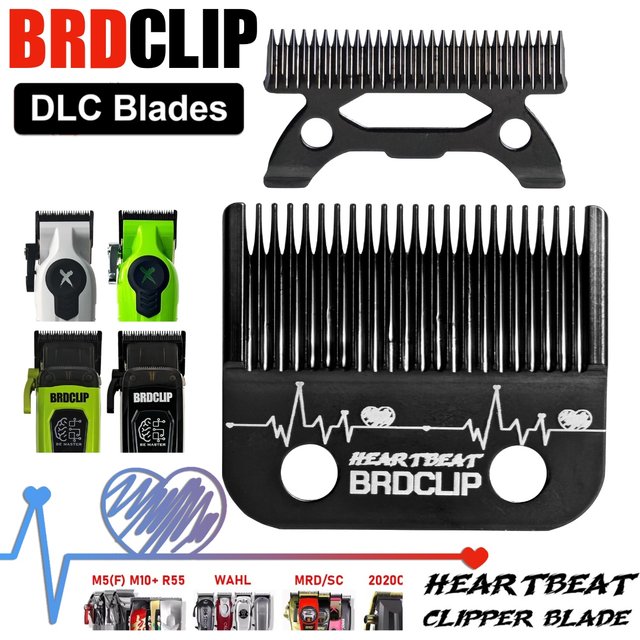 BRDCLIP Professional Hair Clipper Original Replaceable Heartbeat Blade for BRD 106 FA1C M3C WMARK X1、2020C、M10、8148、JC06 Mac