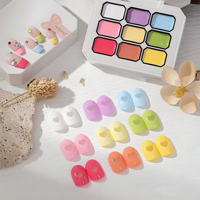 1pc 9-Color New Popular Patting Gel Gradient Dream Texture Soak Off UV&LED Gel Nail Polish Art Creation Salon Christmas DIY Ins