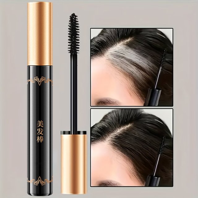Hair Root Touch-Up Sticks Hair Mascara Disposable Eyelash Type Hair Dye Stick To Cover White Hair Color Unisex-Adult Hair DyePen