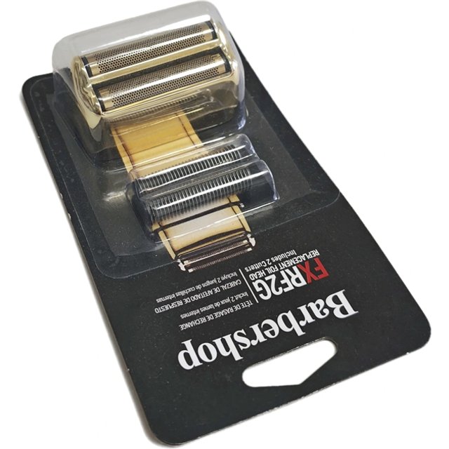 Replacement Foil and Cutters Fit with BaBylissPRO Barberology Double FXFS2 Electric Shaver Head Blade (1PC Gold) Part