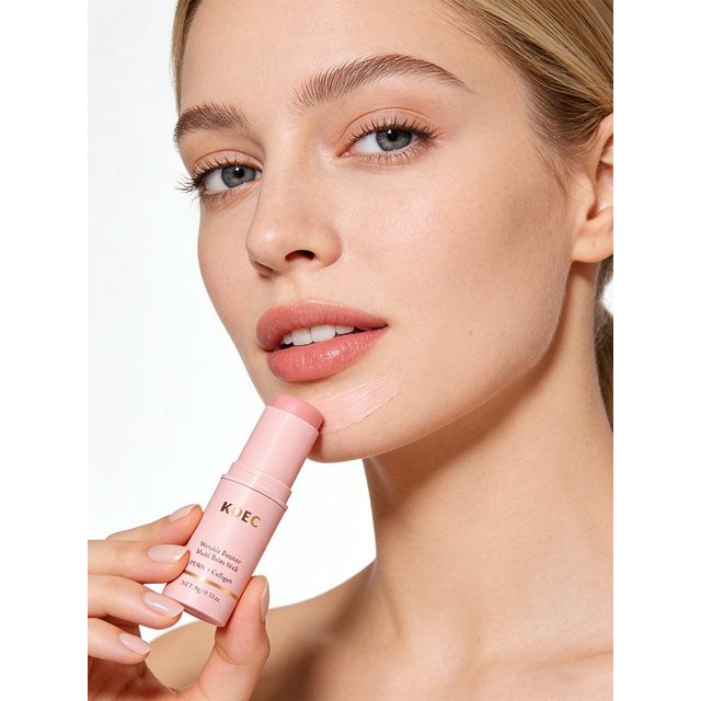 KOEC Wrinkle Bounce Multi Balm Stick 9g PDRN Collagen Face Moisturizer Cream Deep Nourishing Portable Travel Solid Serum