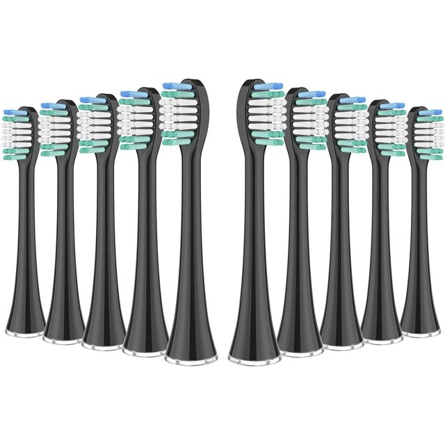 Replacement Toothbrush Heads for AquaSonic Black Series/Black Series Pro/Vibe Series ORCA AQUASONA Toothbrush Bristle Nozzle