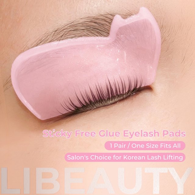Permania New 2Pc Fat Cat Sticky Eye Pad Lash Lifting Eyelash Extension Super Sticky Under Eye Gel Patch Lash Lifting Makeup Tool