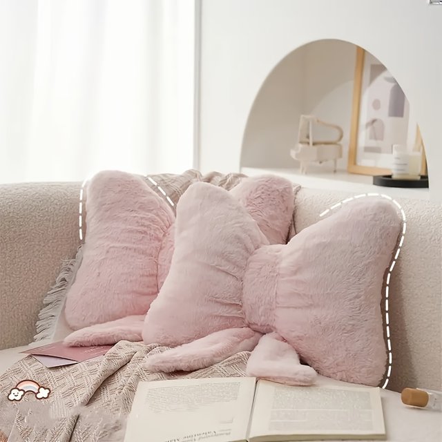 Cute Bow Hug Ins Cushion Soft Hand Washable Pillow Perfect for Bedroom Sofa Decoration Gifts Room Decoration Holiday Cushions