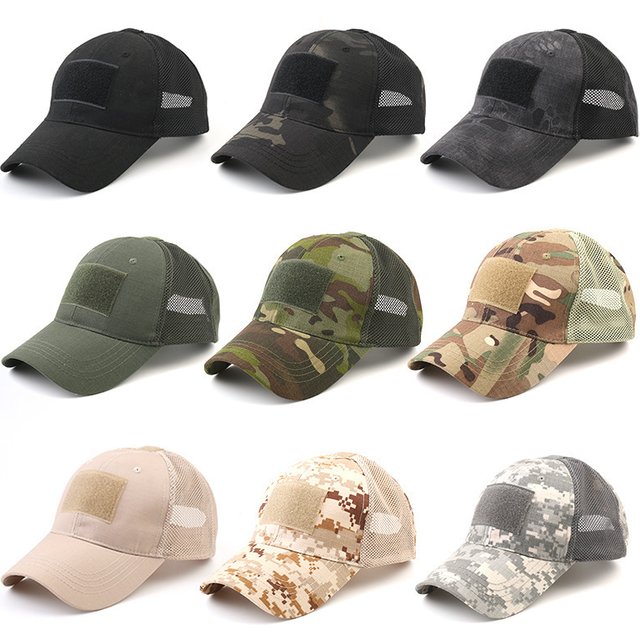 Unisex Sports Outdoor Sunscreen Quick-Drying Hat Men Casual Cap Female Unisex Camouflage Hunting Fishing Baseball Cap