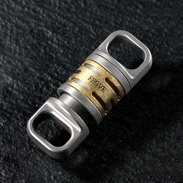 Quickdraw – porte-clés de luxe en titane, connexion rotative pour voiture, porte-clés pour hommes, boucle EDC, outil de déballage, cadeau pour la fête des pères