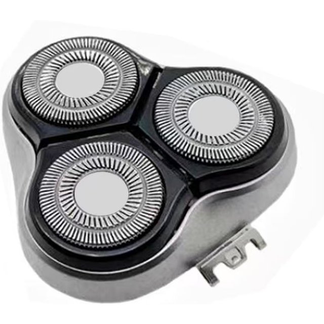 For ENCHEN Blackstone's Replacement Electric Shaver Head BR-1 1 Piece Silver 3D Float Tripe Blade Electric Razor Cutter Heads