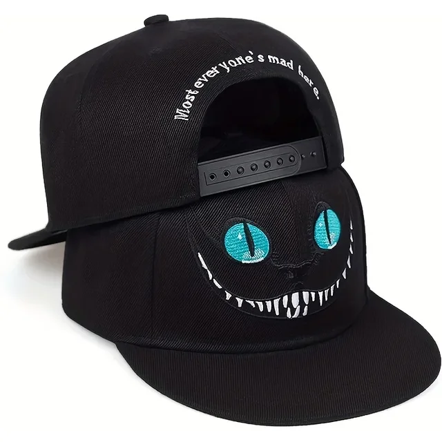 Unisex Cartoon Cat Embroidery Hip-hop Hats Spring Autumn Outdoor Adjustable Casual Baseball Caps Sunscreen Hat Sports Golf Cap